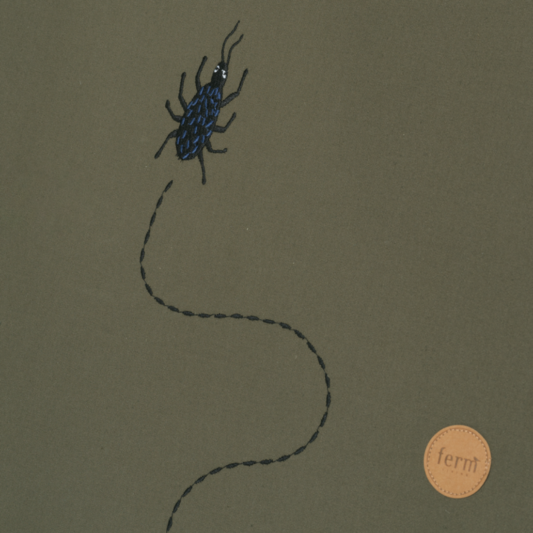 Tent with Beetle Embroidery