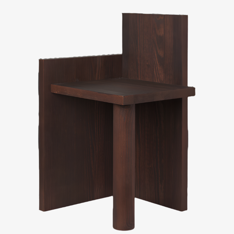 UTA Piece - Dark Stained Pine