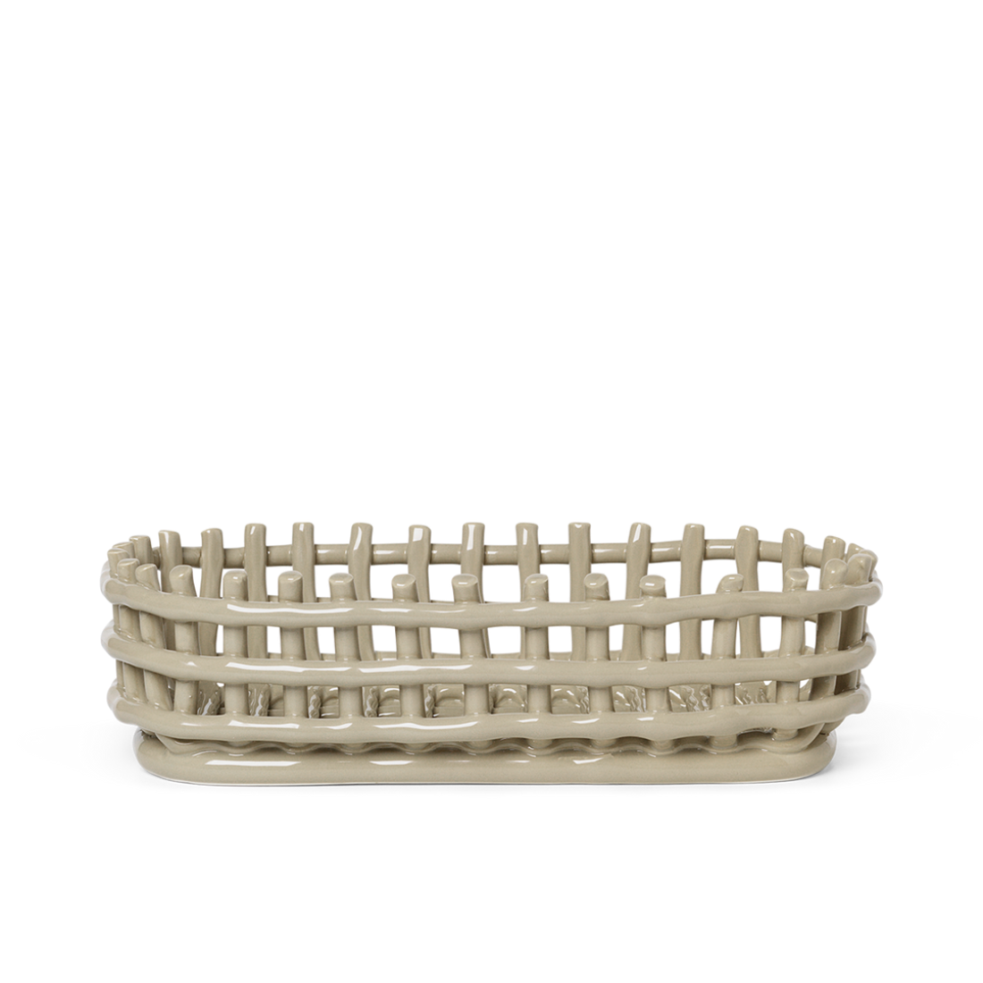 Ceramic Basket - Oval