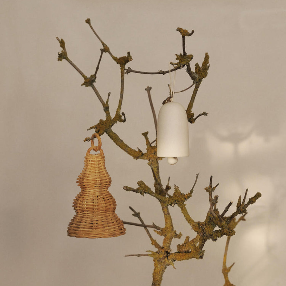 Bell Ceramic Ornament - Set of 2