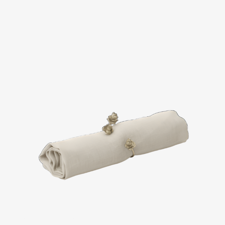 Forest Napkin Rings - Set of 4 - Brass