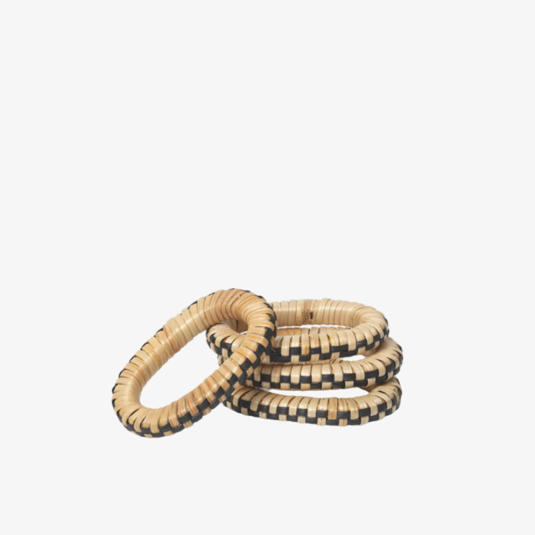 Weave Napkin Rings - Set of 4