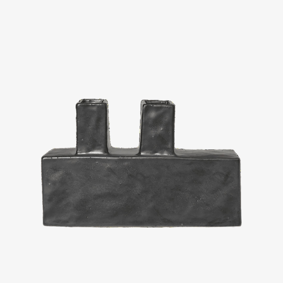 Koa Vase - H17 - Black
