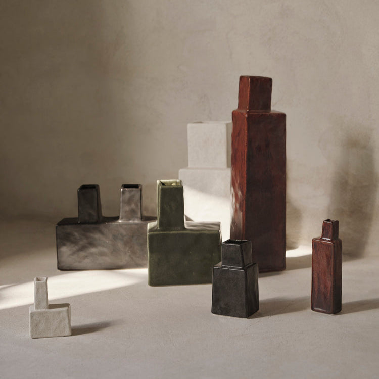 Koa Vase - H17 - Black
