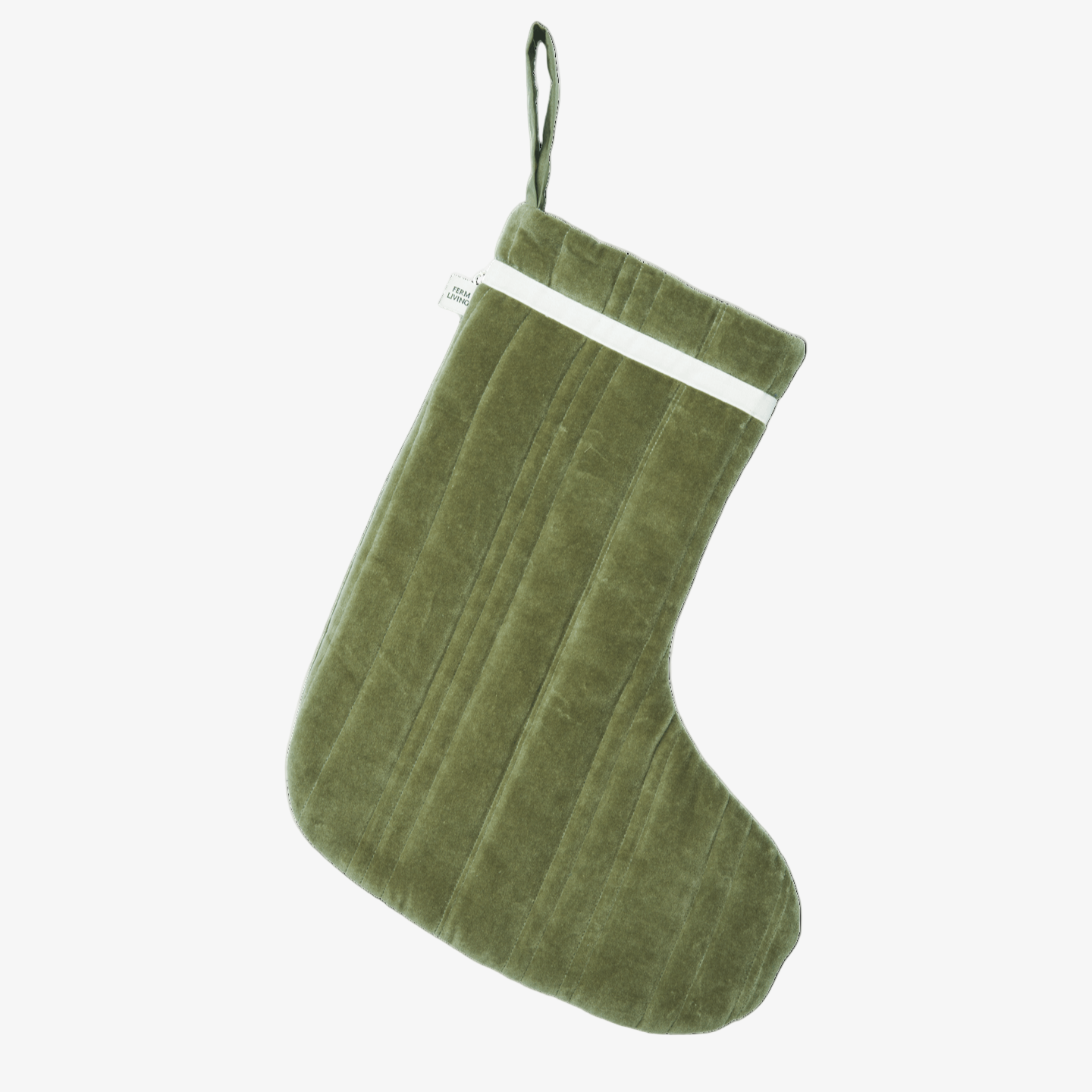 Vari Quilted Velvet Christmas Stocking
