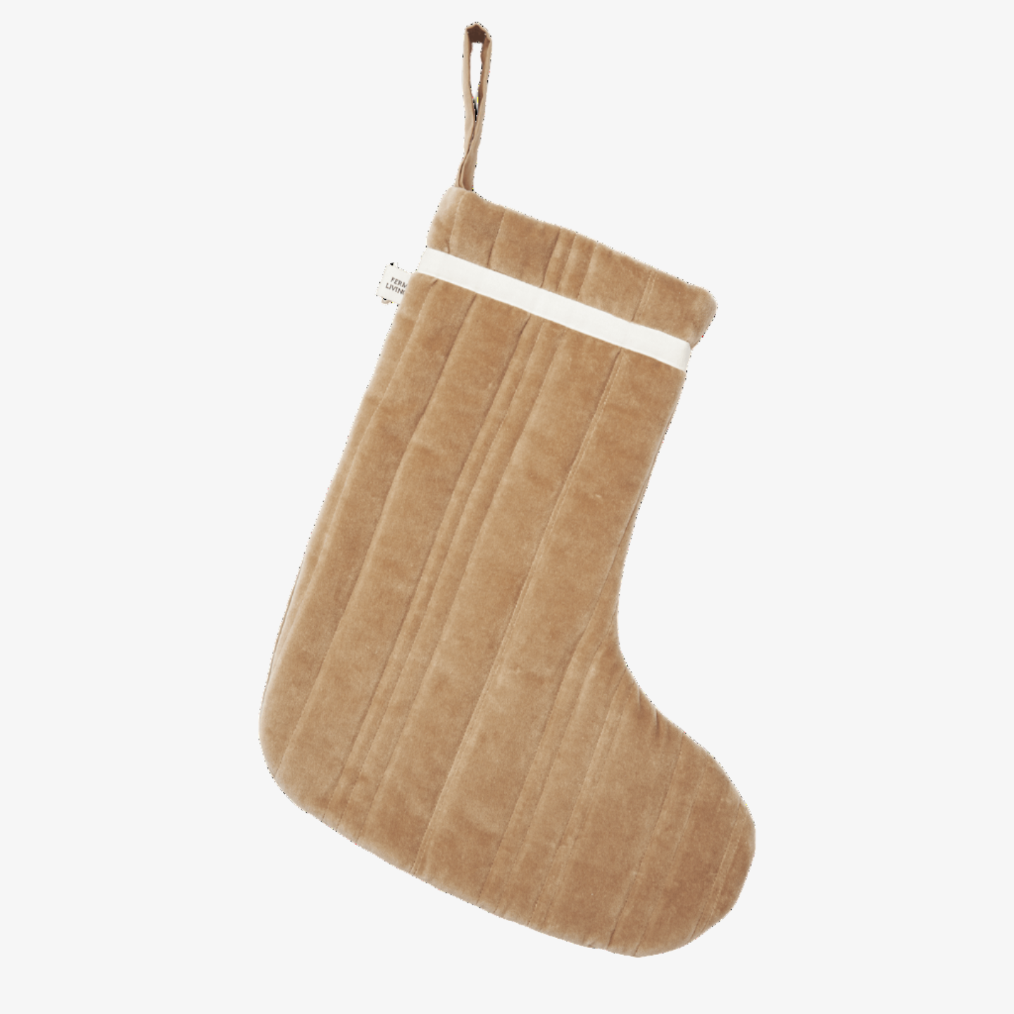Vari Quilted Velvet Christmas Stocking