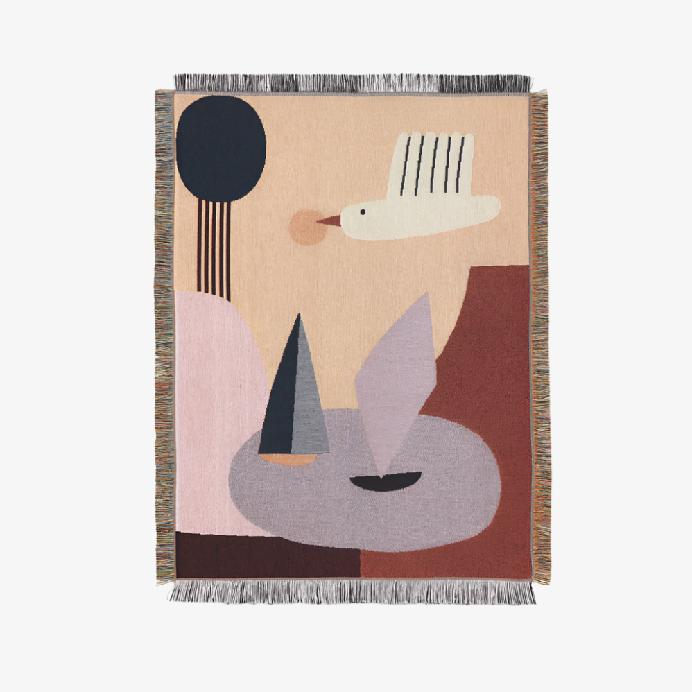 Bird Tapestry Blanket