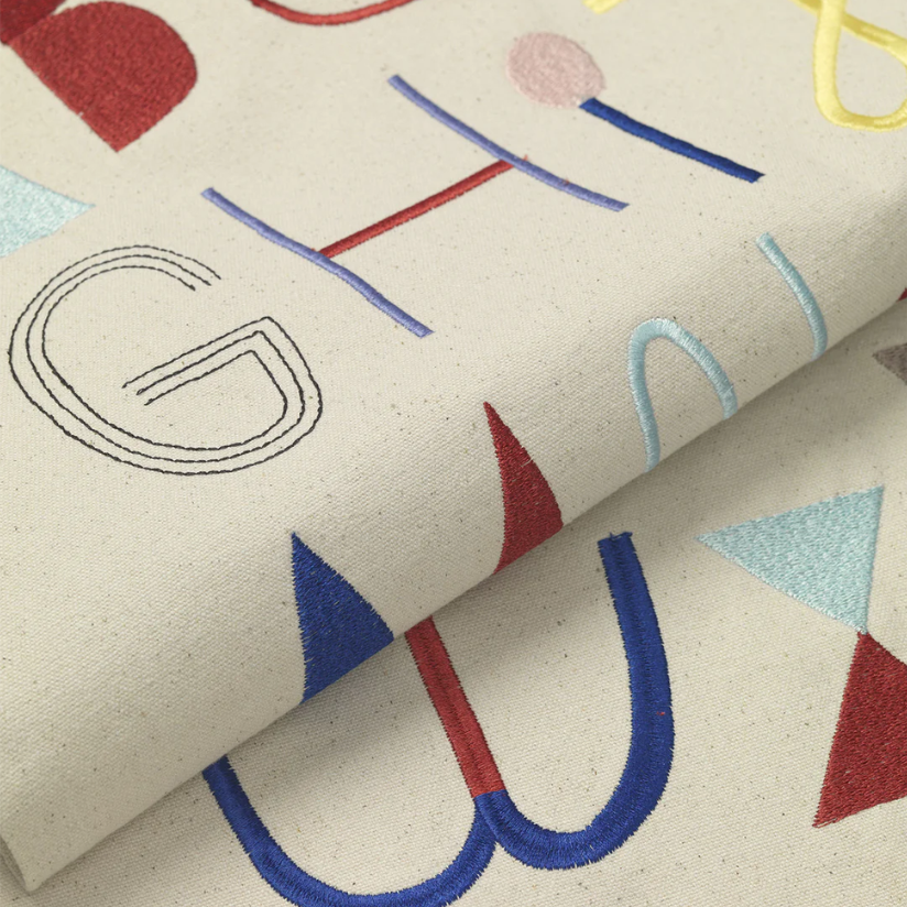 Alphabet Fabric Poster