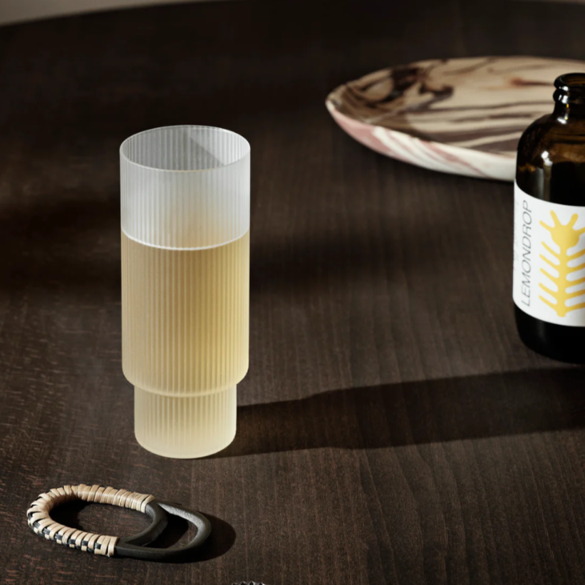 Ripple Long Drink Glasses - Set of 4