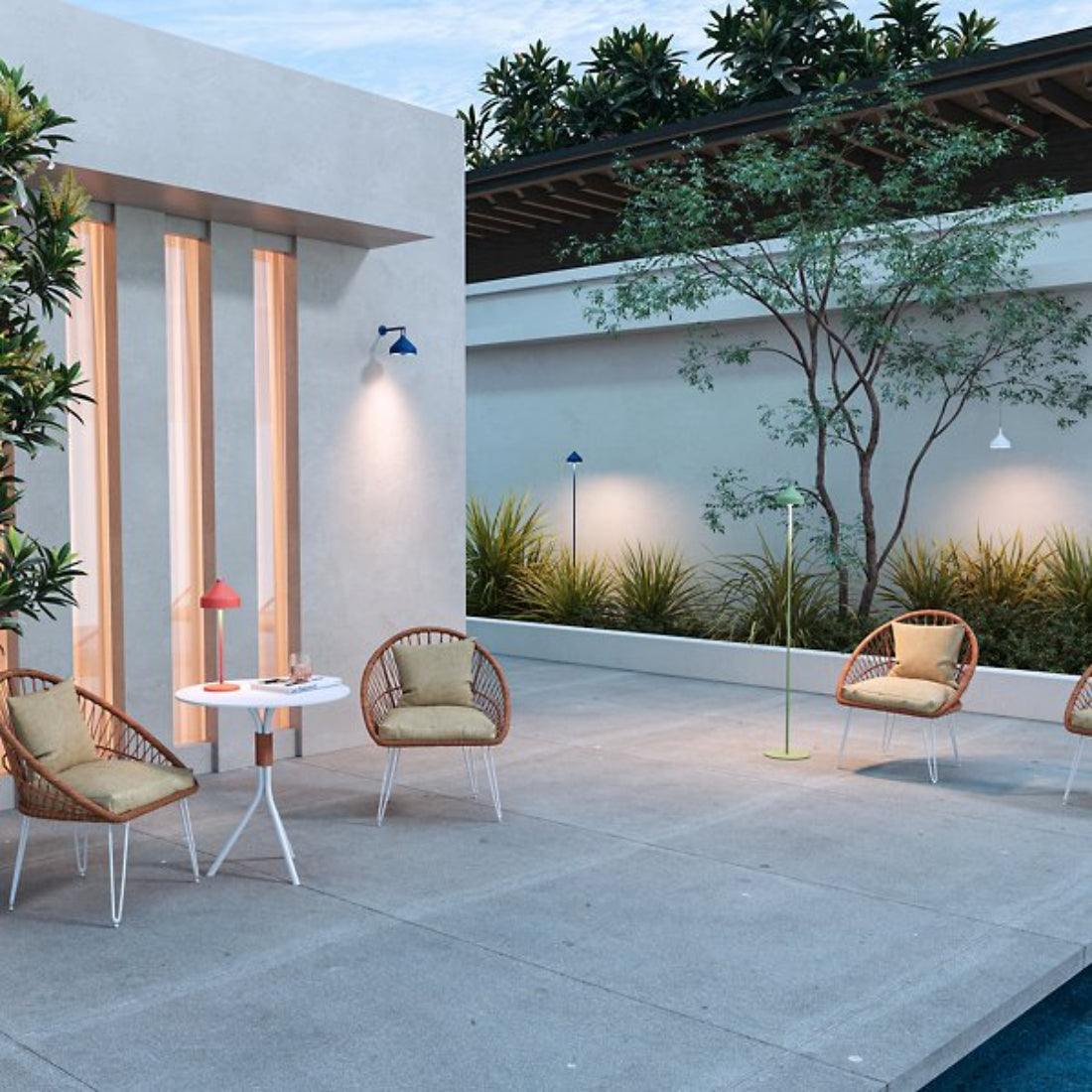 Amelie Pro LED Table Lamp Mint Green