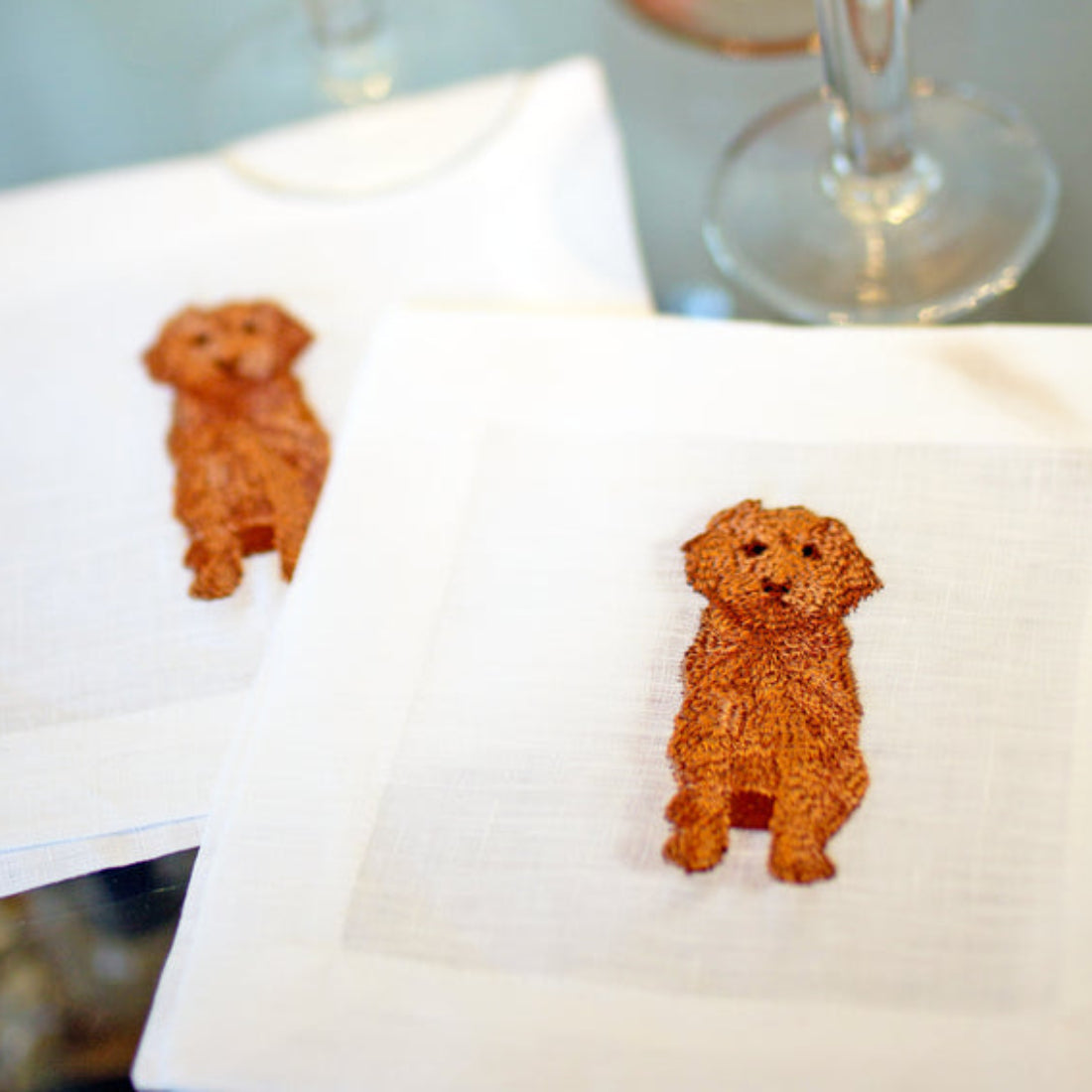 Cavapoo/Golden Doodle Cocktail Napkins