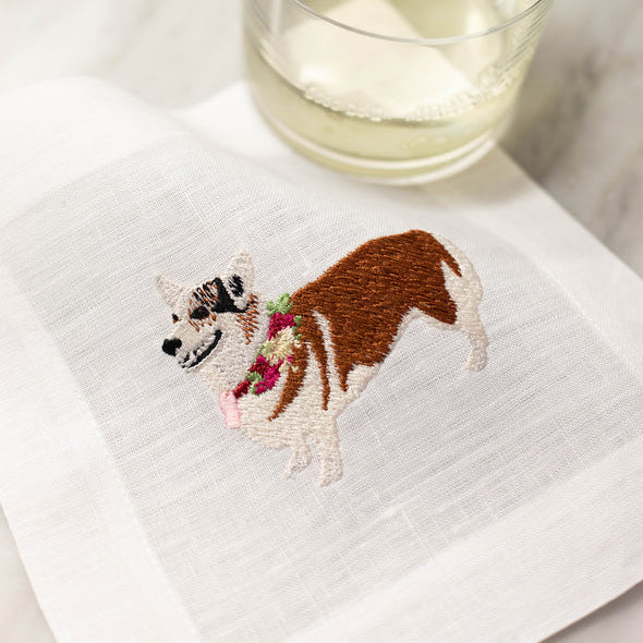 Corgi Cocktail Napkins