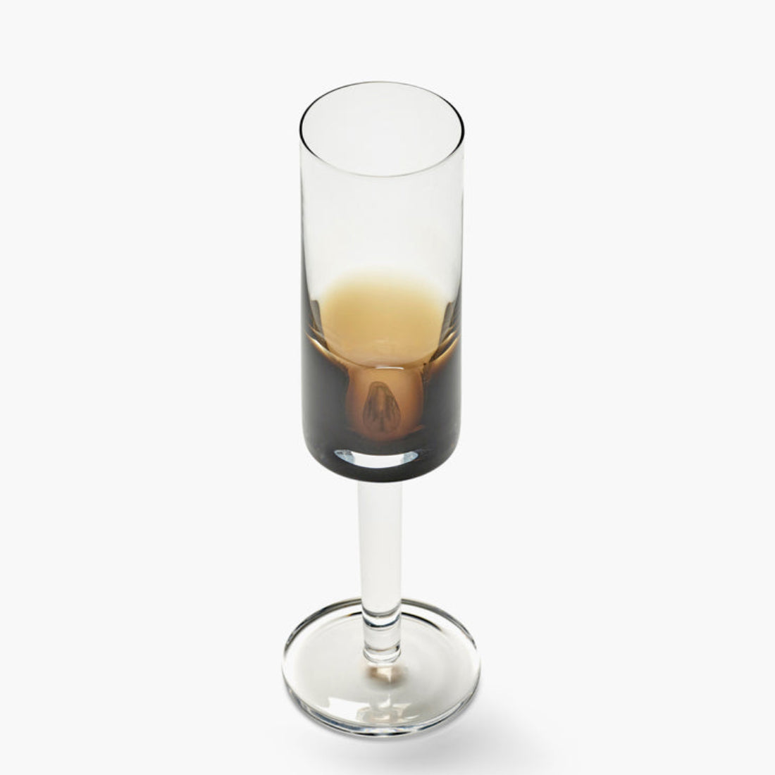 Champagne Glass Amber Zuma - Set of 4