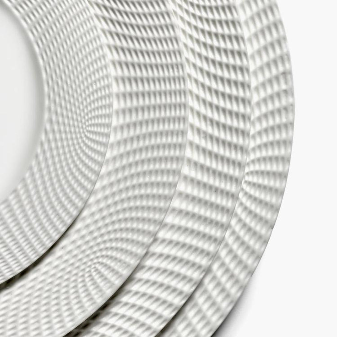 Starter Plate M White Nido - Set of 4