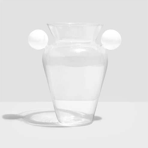 GEO URN - CLEAR + WHITE