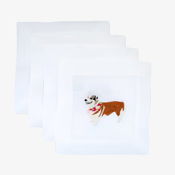 Corgi Cocktail Napkins
