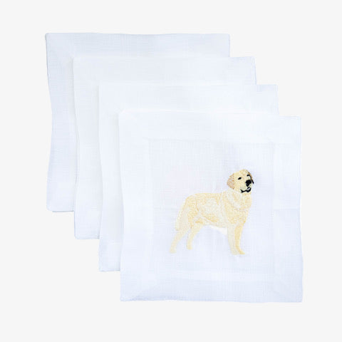 Yellow Lab Cocktail Napkins