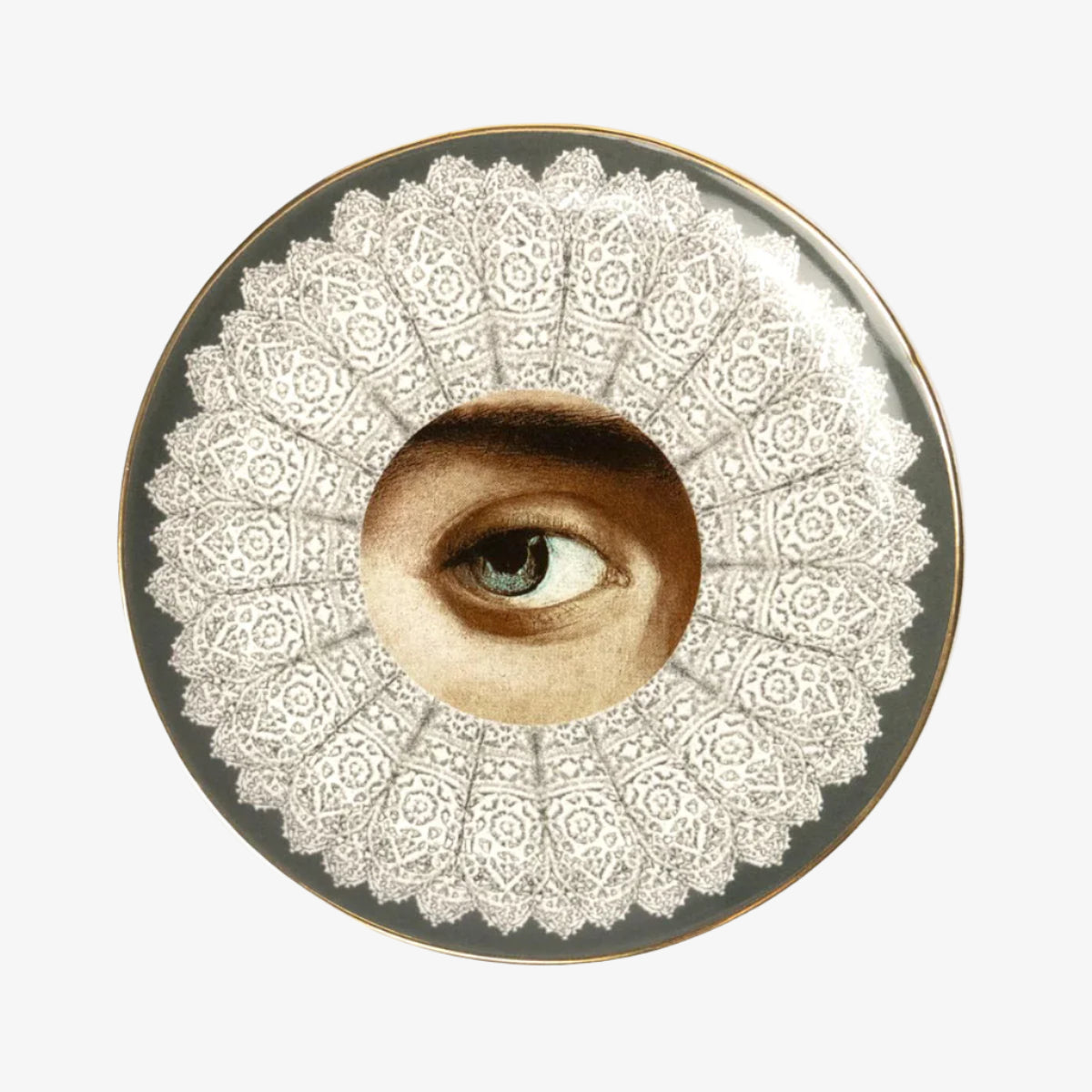 Secret Lover Male Round Ceramic DIsh