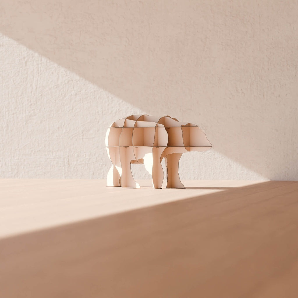 June Bear Bookshelf - Nude Matte