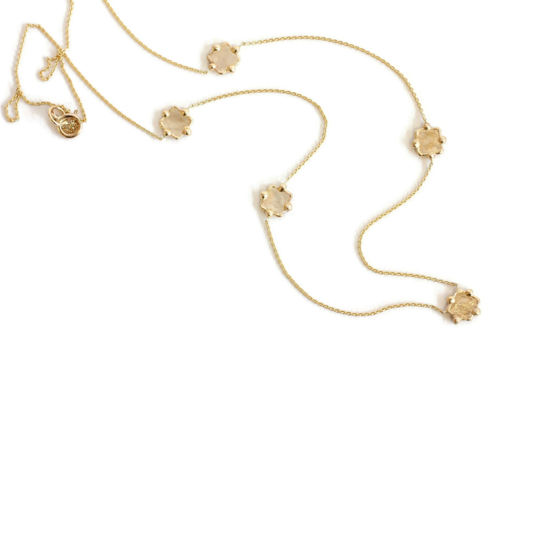 Five Petal Layering Necklace