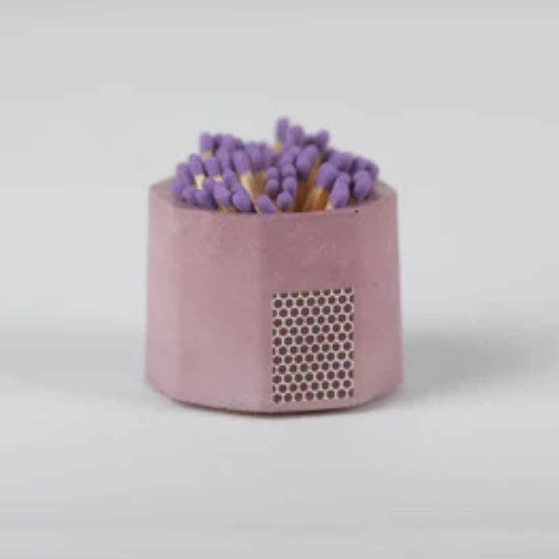 Acai Match holder With Stricker and Purple Matches