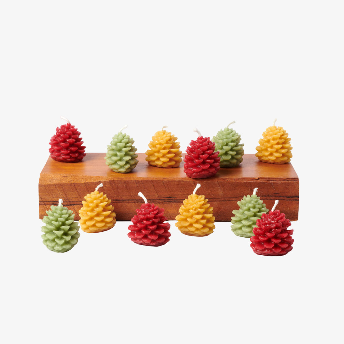 Wee Pine Cones (Sage) - Boxed Set of 4