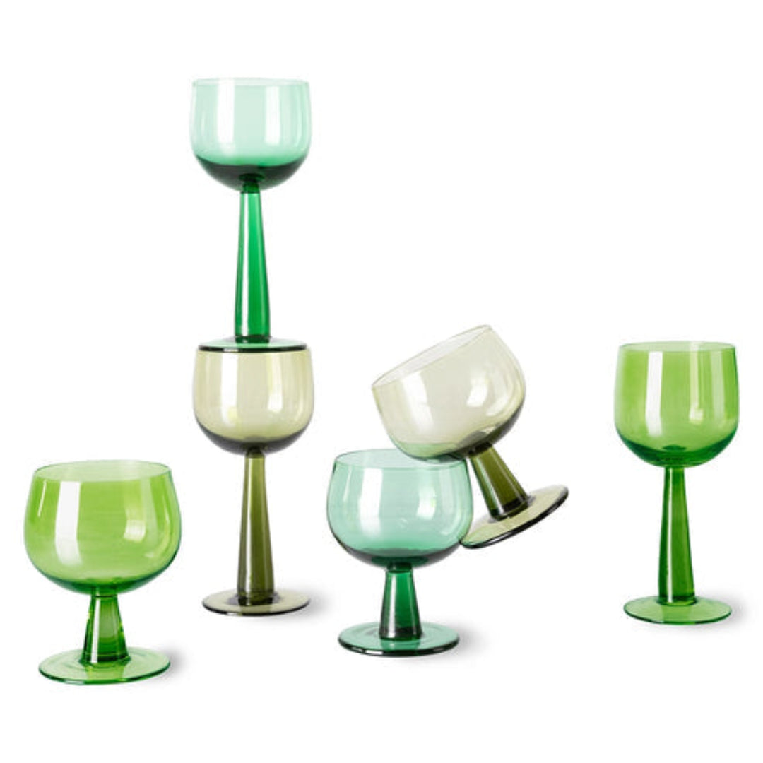 Green Wine - Set of 4