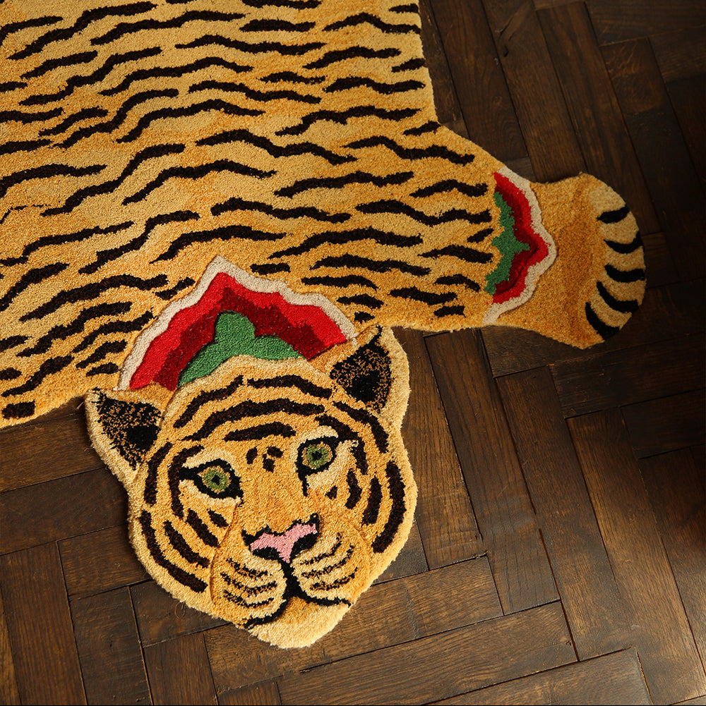 Babul Bombay Tiger Rug - Large