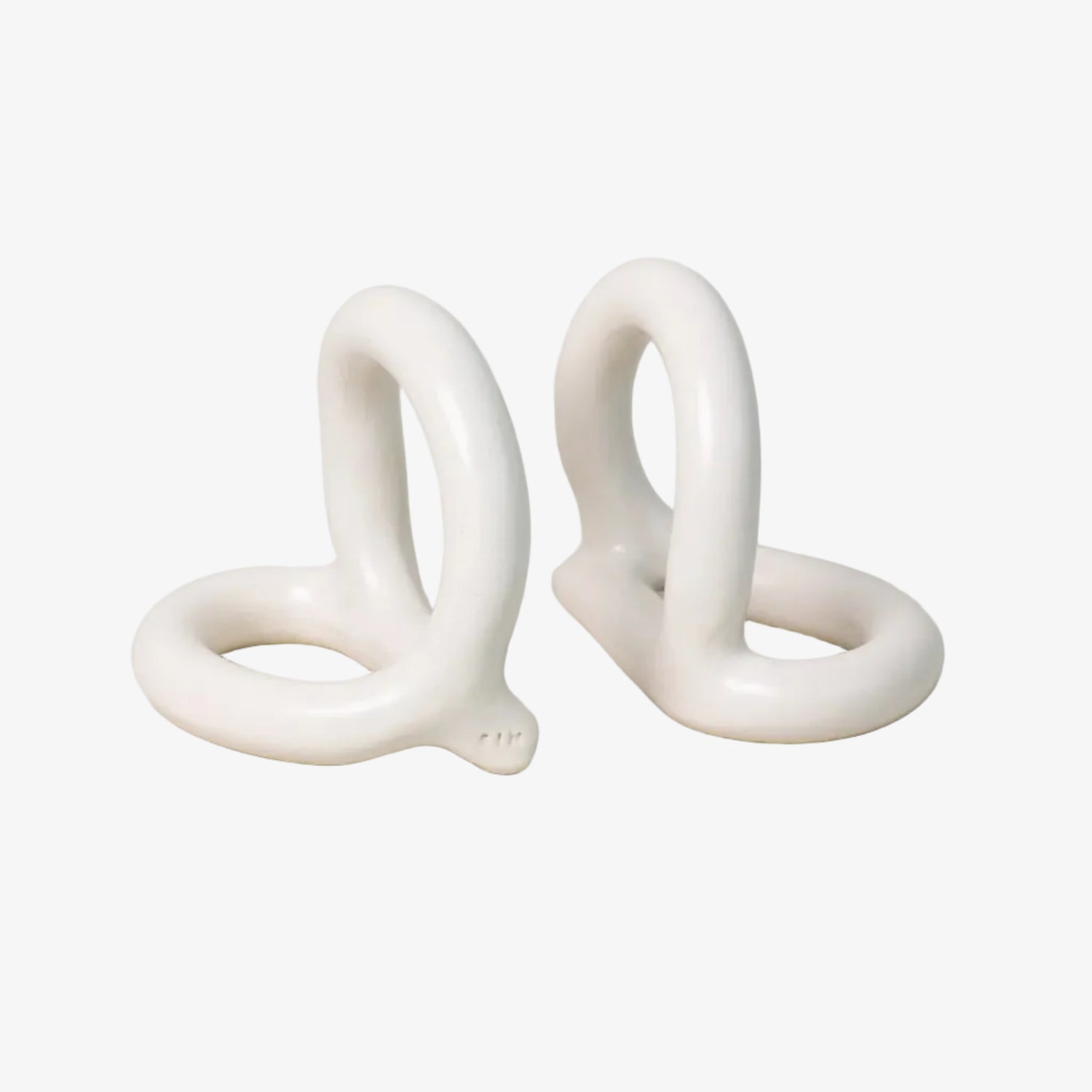 Bacchus Bookends - Cream