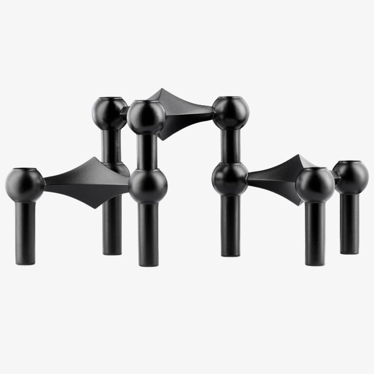 Candle Holder (Black) - Set of 3