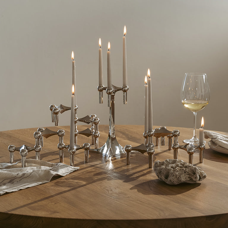 STOFF Nagel Taper Candle by Ester & Erik (Sand)