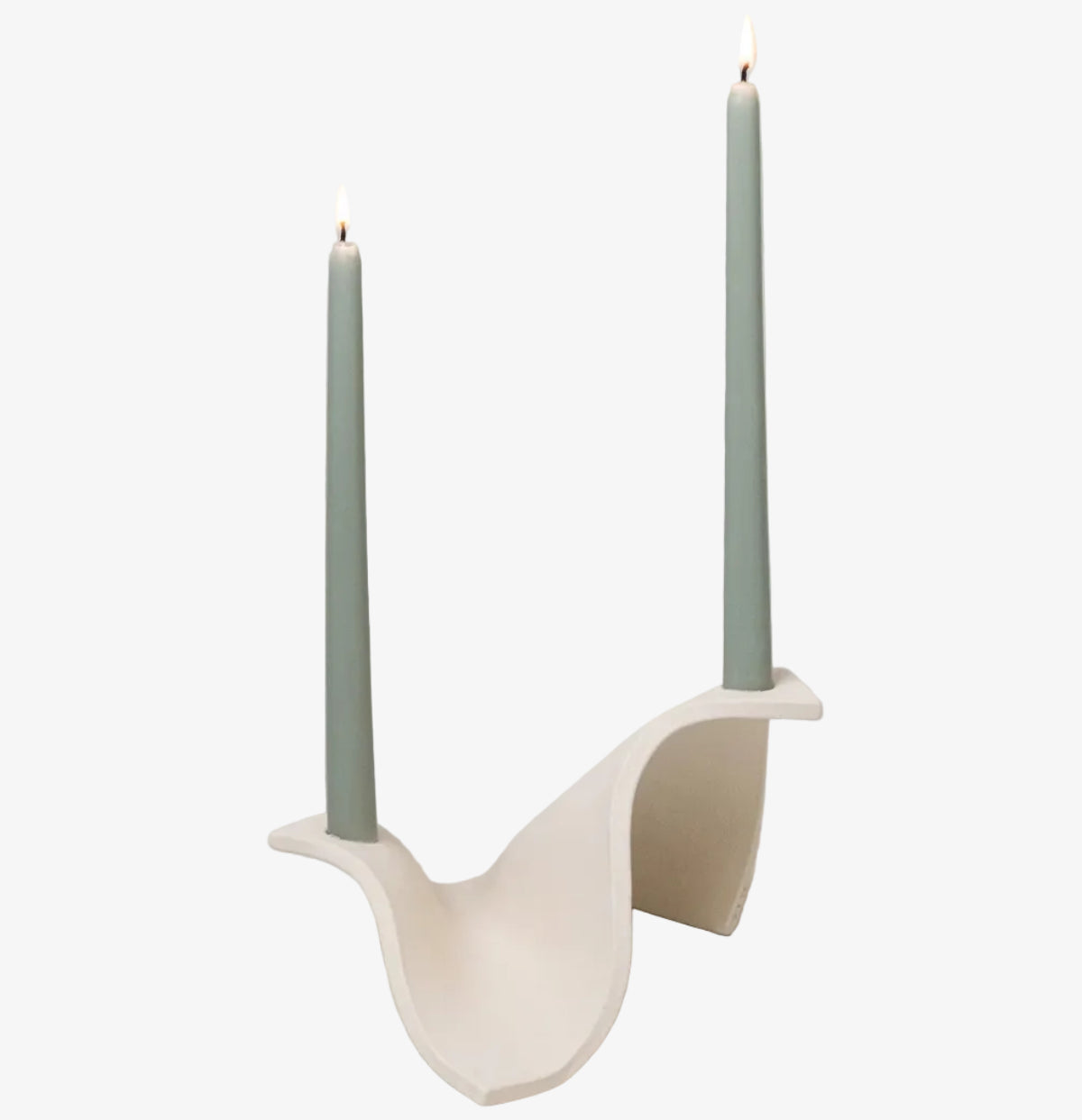 Drape Candelabra - Bone