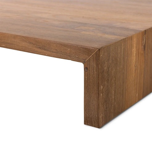 Wooden Plateau Low Side Table