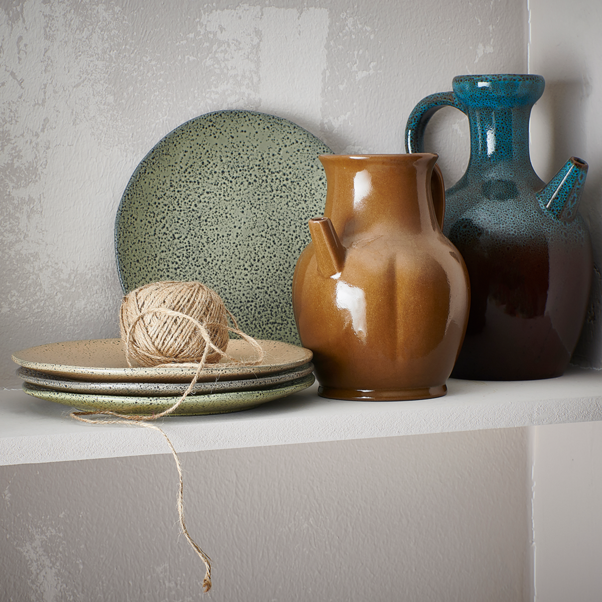 Gradient Dinner Plate Set of 2 Taupe