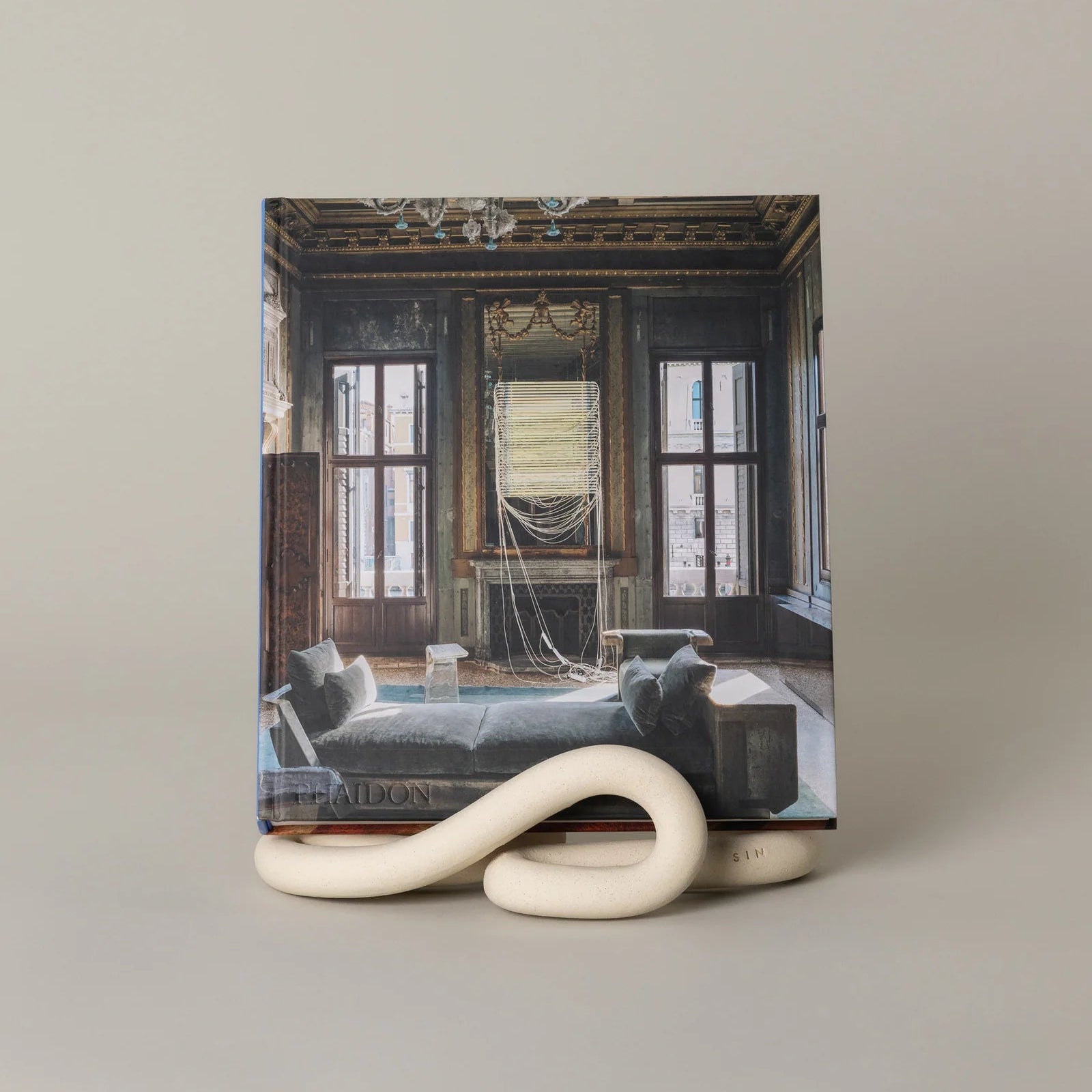 Lumbra Book Stand - Bone