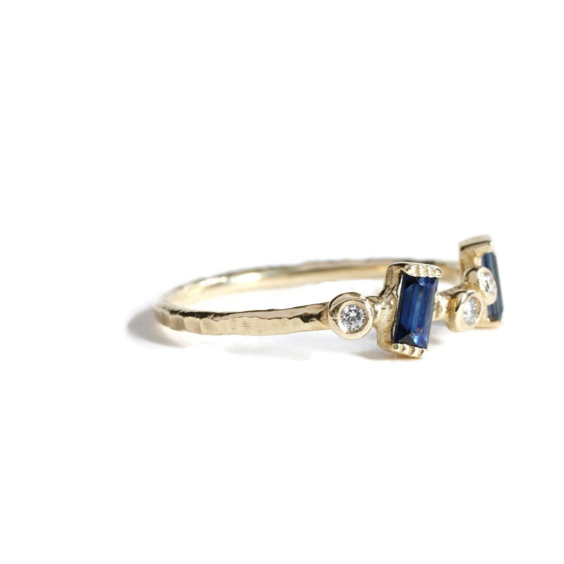 Scattered Sapphire Ring