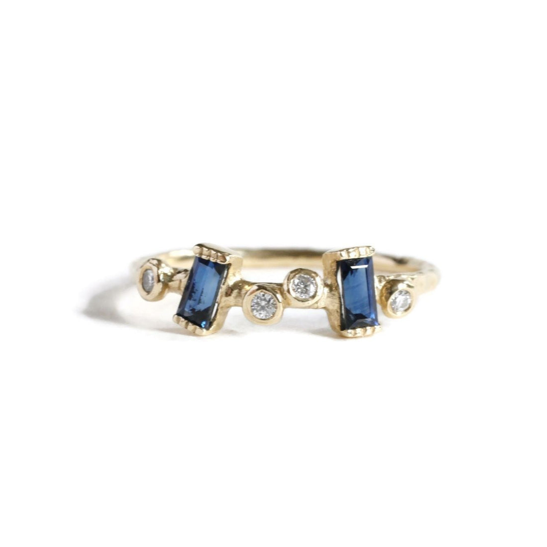 Scattered Sapphire Ring