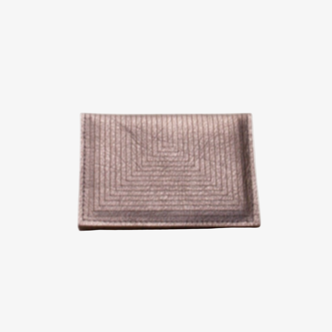 Metallic Pewter Leather Case
