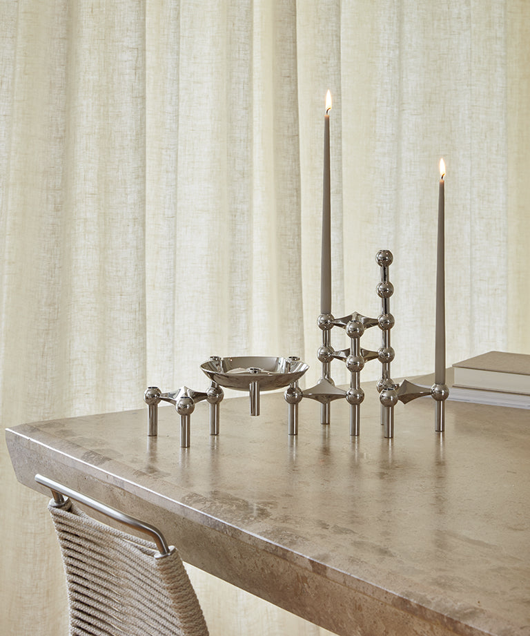 STOFF Nagel Taper Candle by Ester & Erik (Sand)