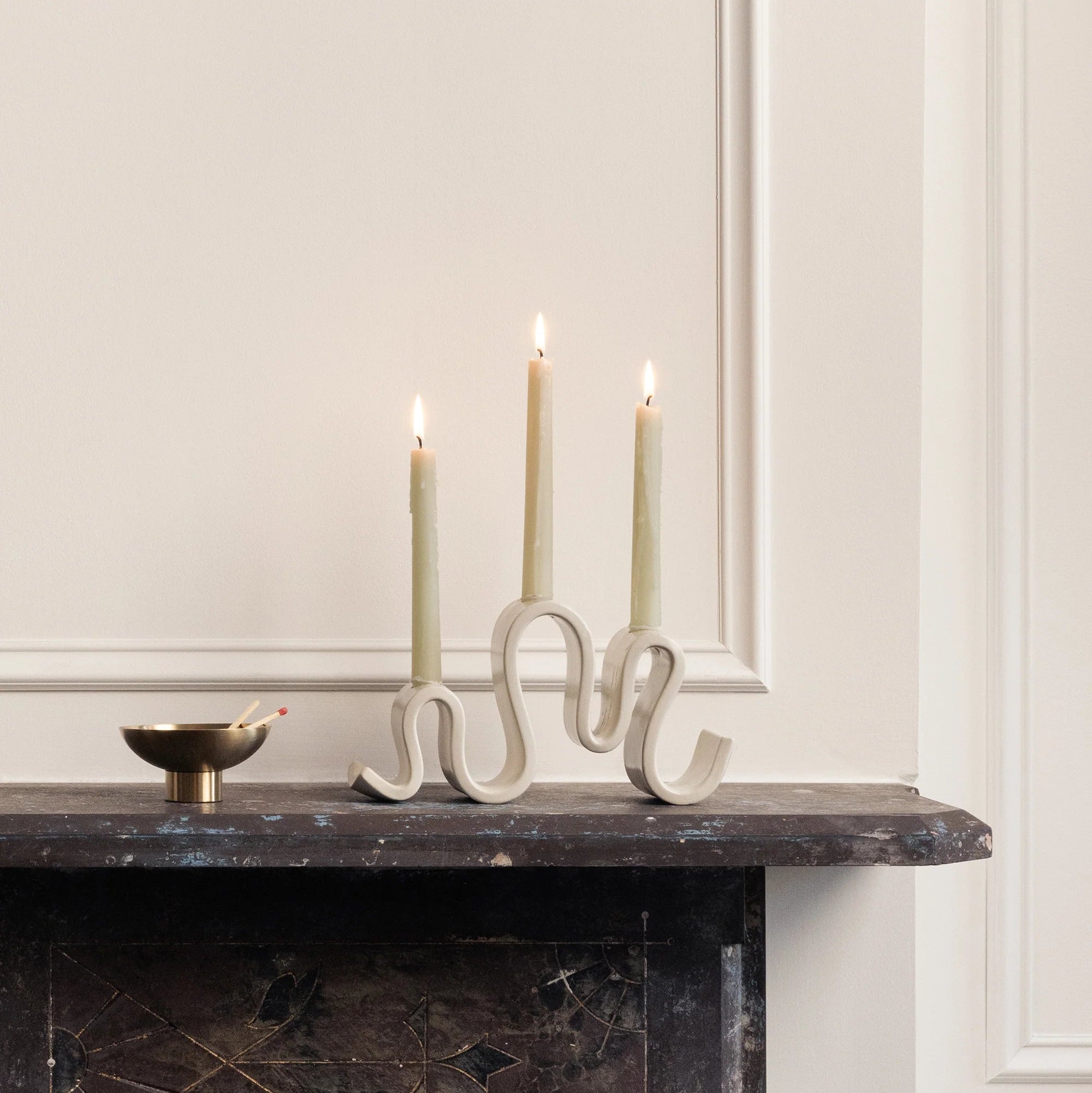 Wyat Candelabra - Cream