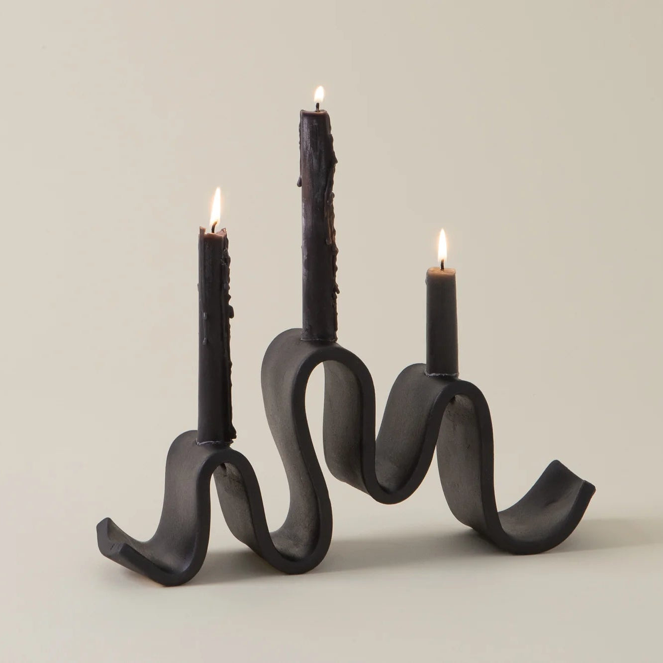 Wyat Candelabra - Black