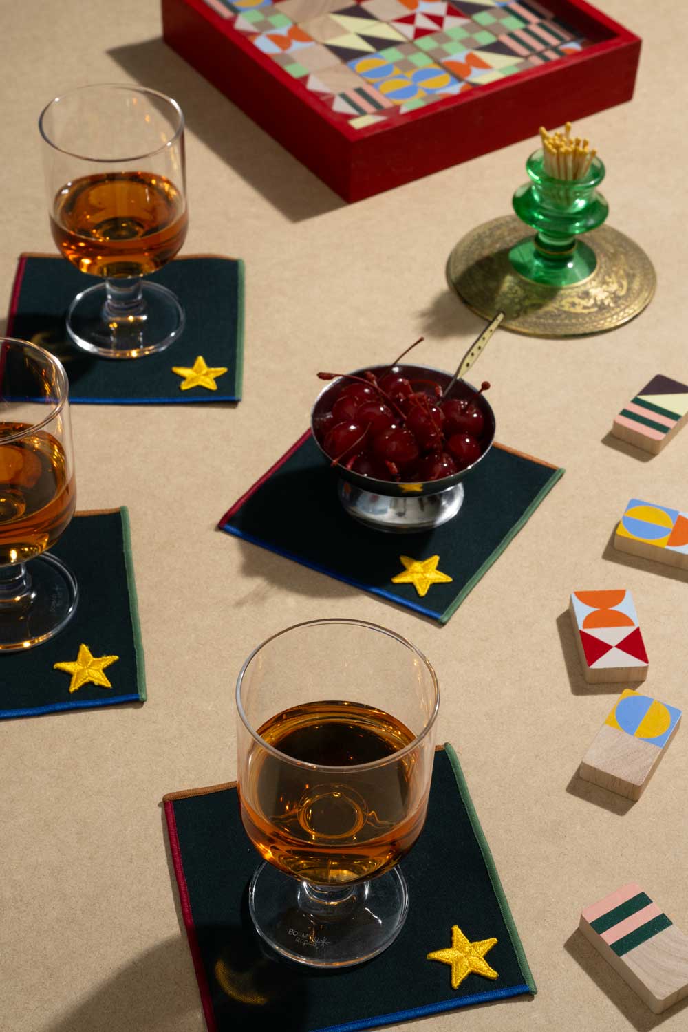 Varsity Cocktail Napkin Set