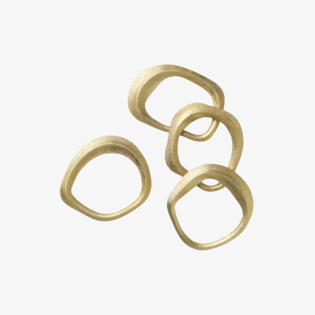 Flow Napkin Rings - Set of 4