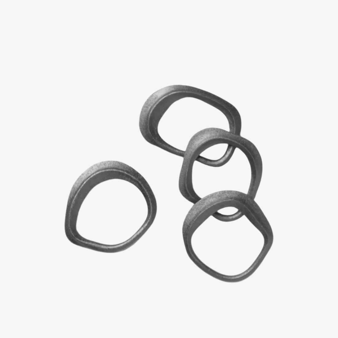 Flow Napkin Rings - Set of 4