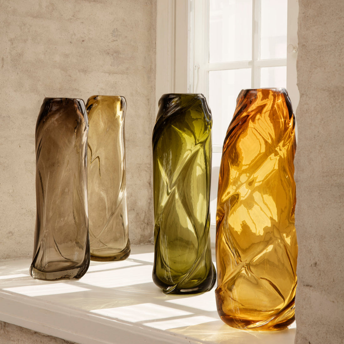 Water Swirl Vase - Tall