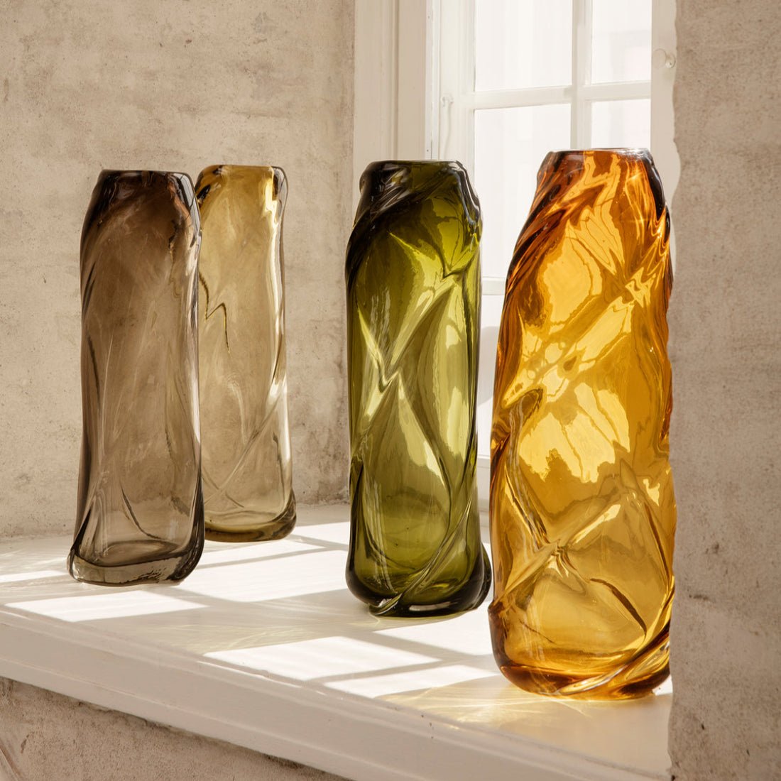 Water Swirl Vase - Tall