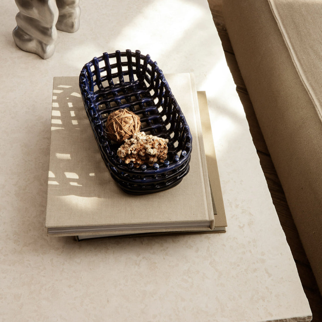 Ceramic Basket - Oval