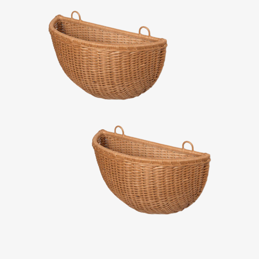 Braided Wall Pockets - Set of 2