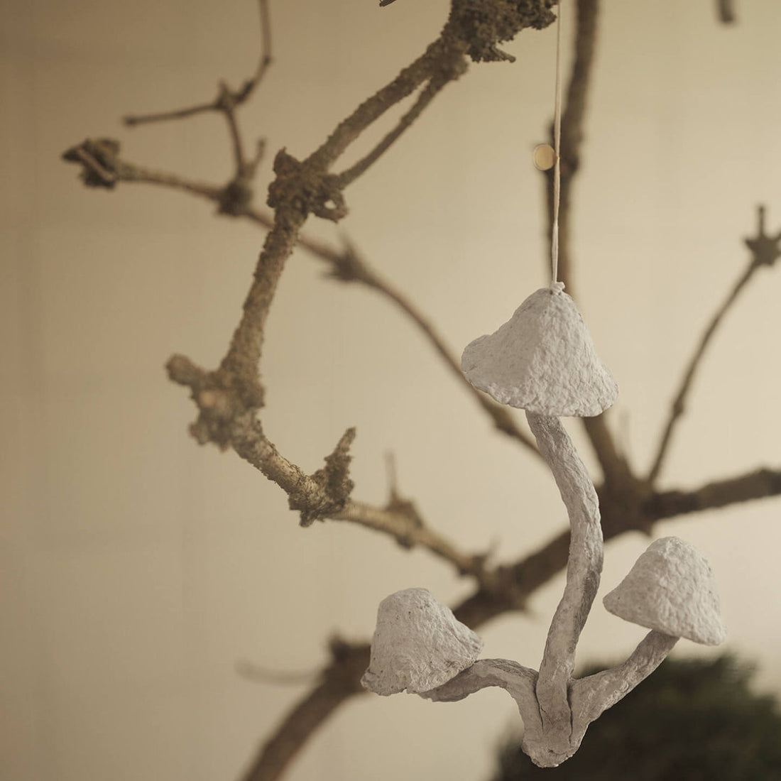 Mushroom Ornament - 3 Caps