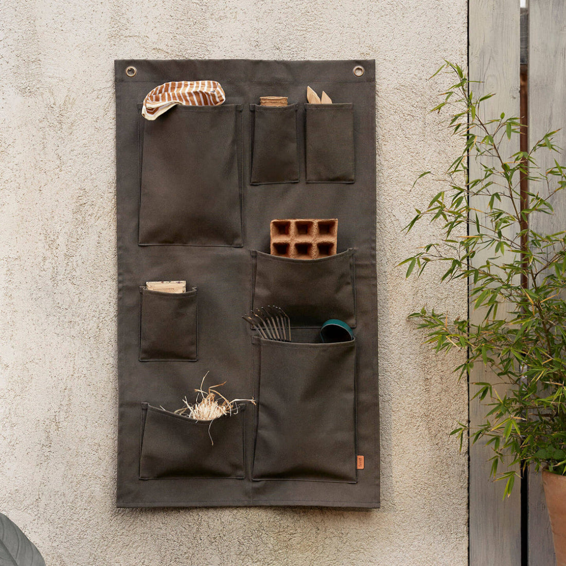Bark Garden Wall Storage